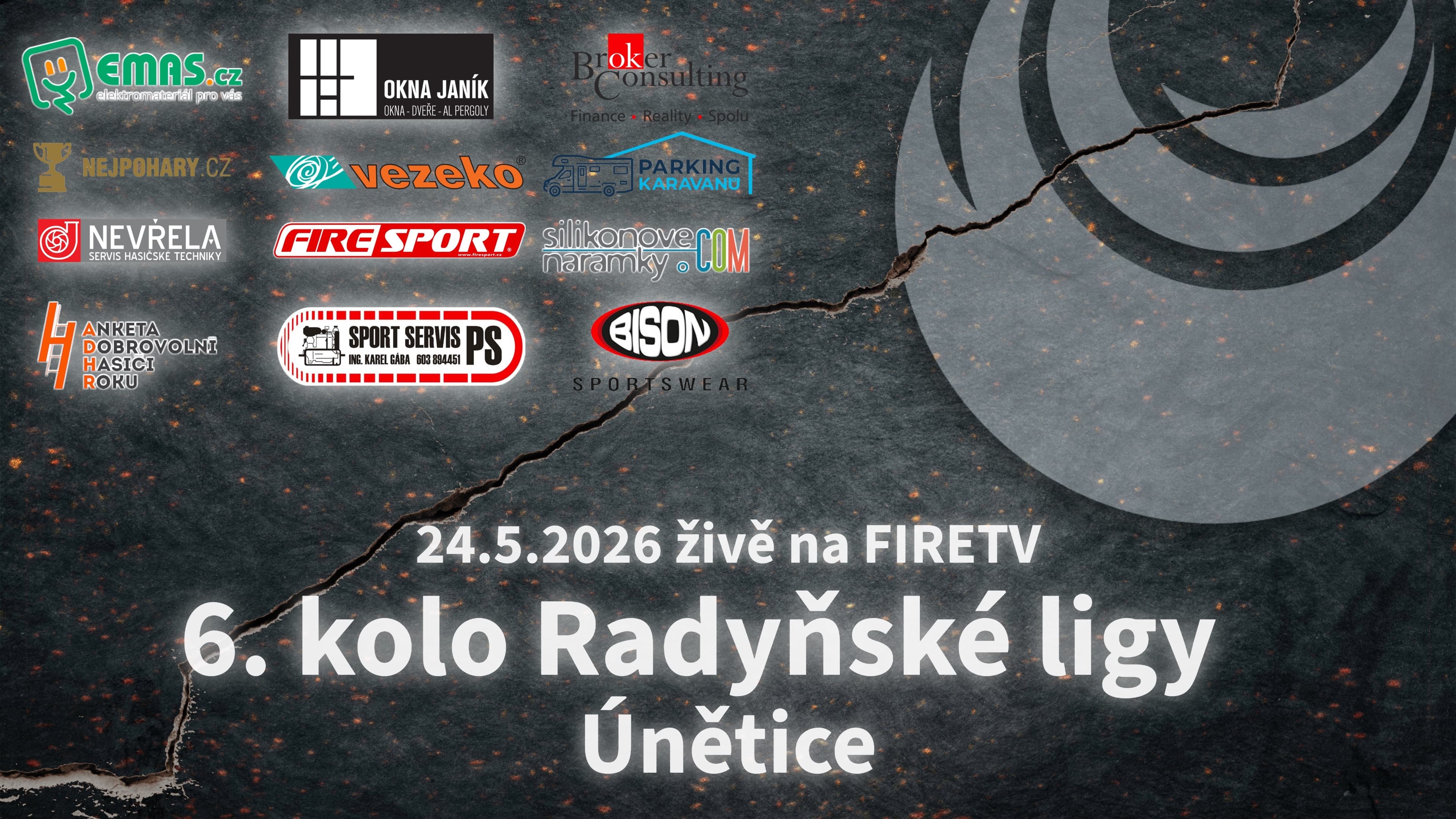 Radyňská liga Únětice dětské hasičské závody 2026